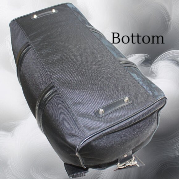 Robert Graham Reavy Black Blue Camo Weekender Duffle Style Carry-On Bag - Picture 7 of 9